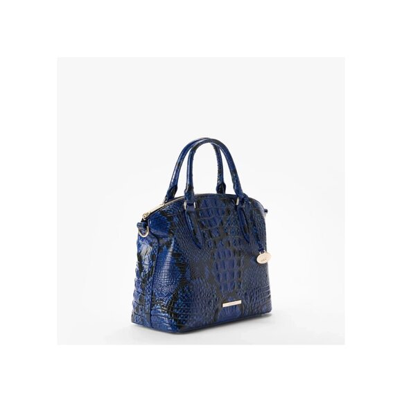 Brahmin Duxbury Satchel-Blue Viper Ombre Melbourne - Picture 2 of 4